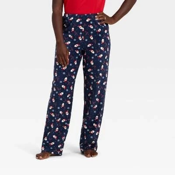 Wondershop Women's Santa Print Microfleece Pajama Pants