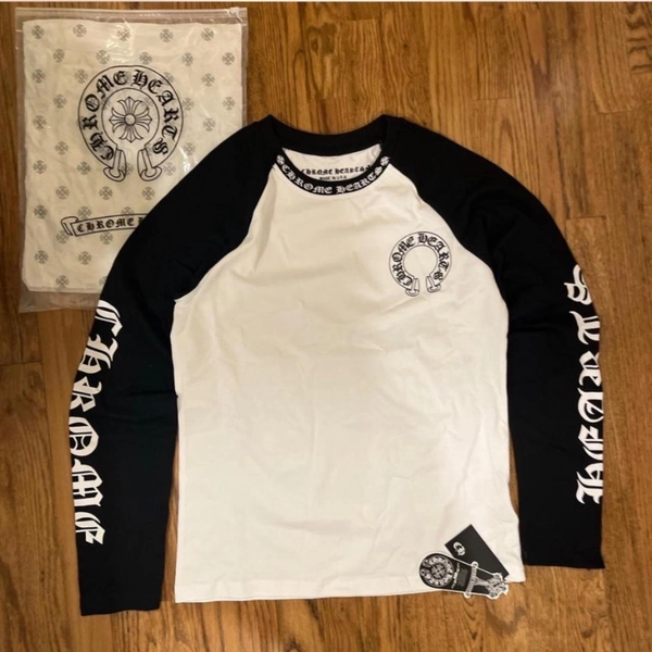 chrome heart black and white long sleeve