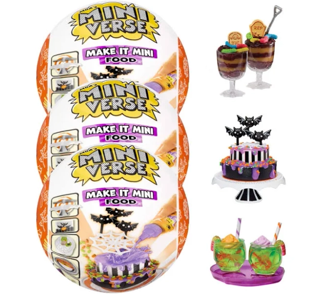 MGA's Miniverse Make It Mini Food Halloween Series 2 Mini Collectibles