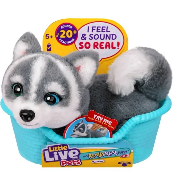 Little Live Pets My Really Real Puppy Aurora The Husky Interactive Plush
