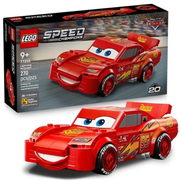 LEGO Speed Champions Lightning McQueen Toys - Disney Pixar Cars - 77255