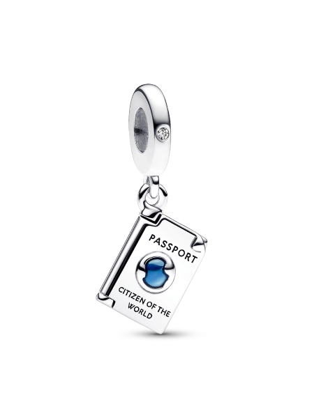 Openable Passport Dangle Charm