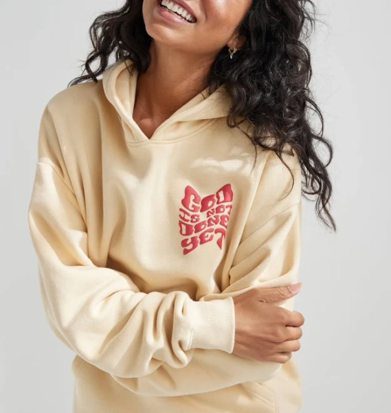 Elevated Faith God Is Not Done Yet Unisex Hoodie
