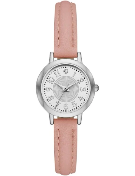 Time and Tru Women's Analog Wristwatch with Faux Leather Strap