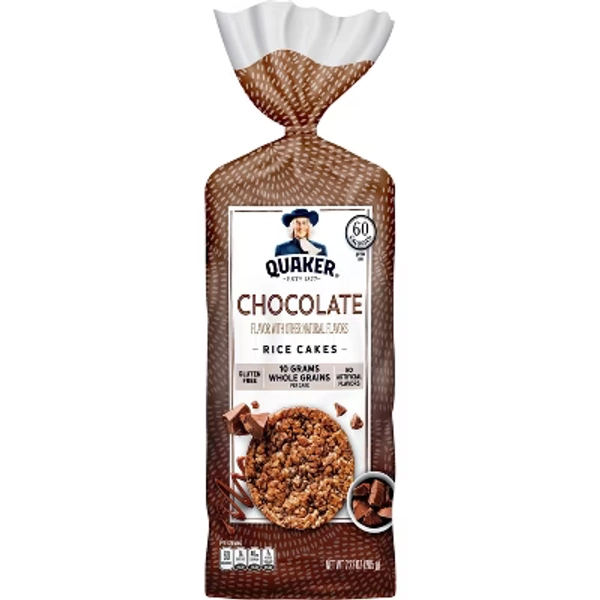 Quaker Chocolate Gluten Free Large Rice Cakes - 7.23oz
