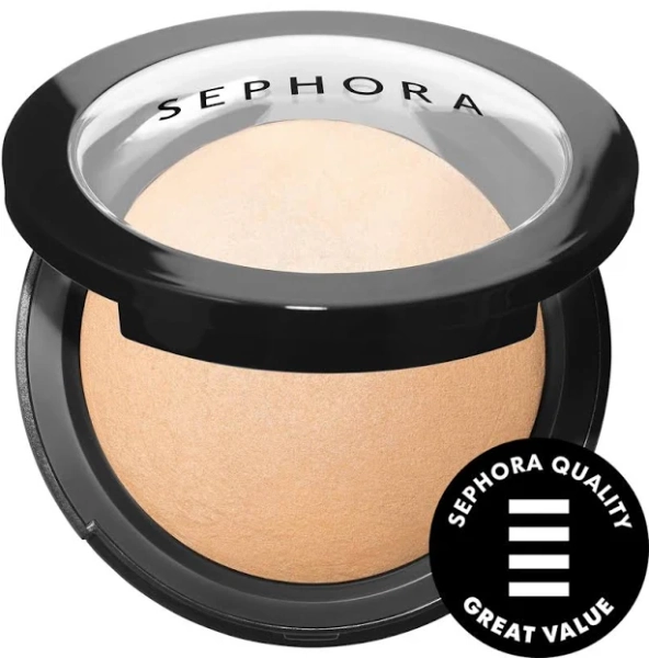 Sephora Collection Microsmooth Baked Face Powder Foundation: Light, Buildable Coverage - Paraben & Gluten-Free, Cruelty-Free, Noncomedogenic