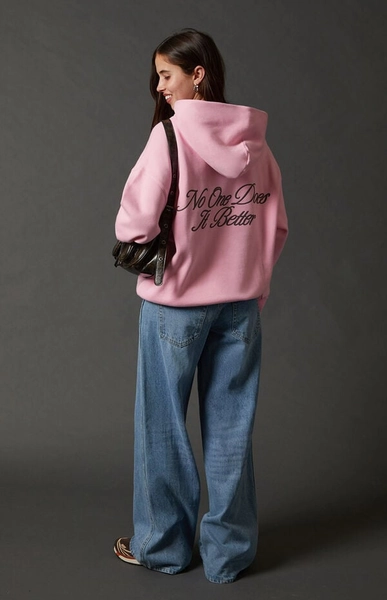 No One Does It Better Puff Graphic Hoodie