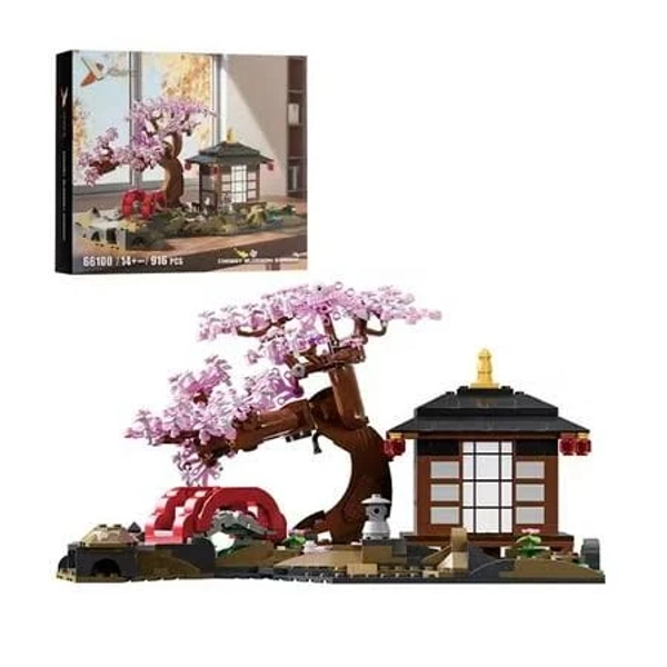 Gzbrick Sakura Tree Building Sets Compatible with Lego Flowers Cherry Blossom for Adults Girls 916pcs