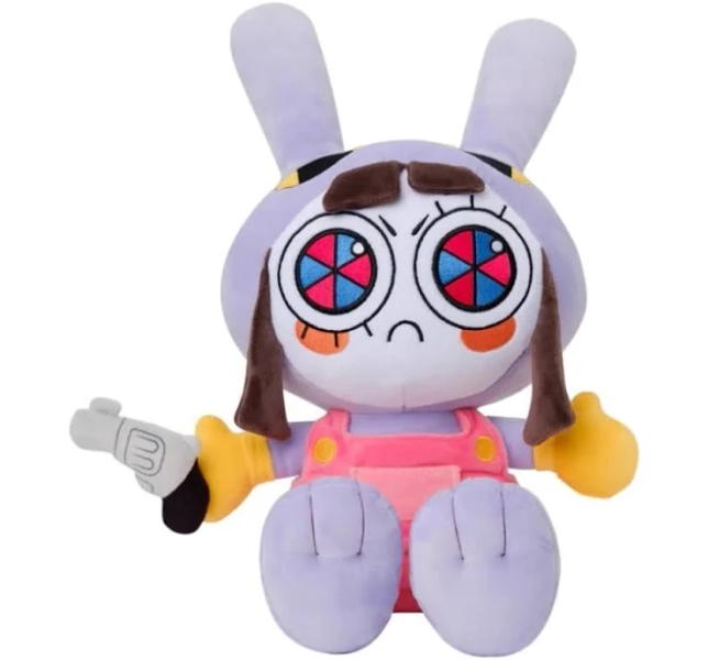 YIttings Maid Jax Plush Cute Stuffed Figure Plushie Toy Suit Pomni Plush Doll for Fans (Pomni A)