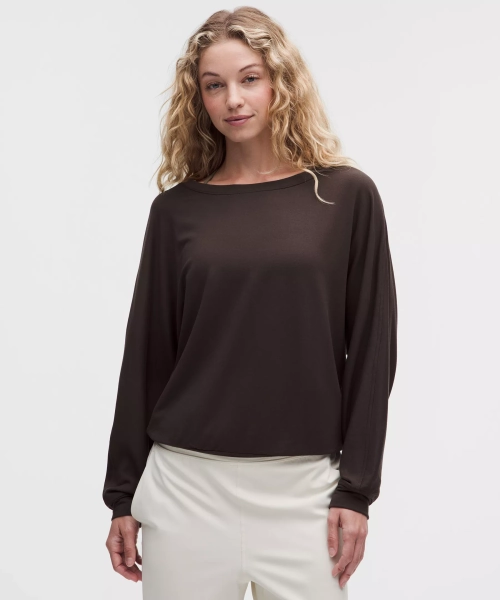 BeCalm Oversized Sweatshirt - Mahogany Muse - M