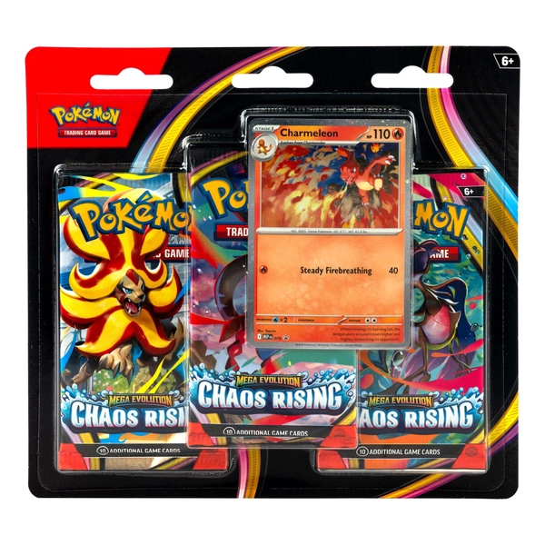 Pokemon Trading Card Games Chaos Rising 3-Pack Blister - Walmart.com