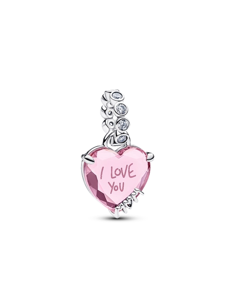 I Love You Mom Charm-Anhänger 