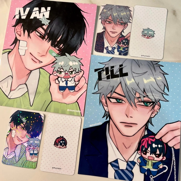 Alnst Ivantill Holographic Photocard & Prints | Double-sided, Fanart, Alien Stage Photocard - Etsy