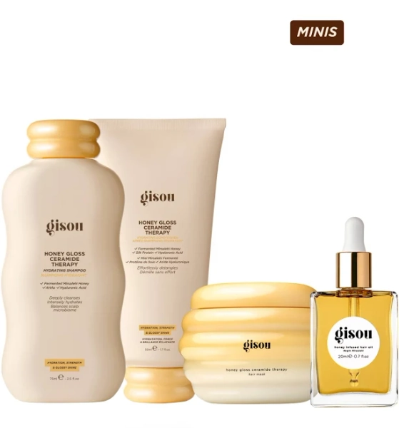 Gisou Honey Gloss Hair Routine Mini
