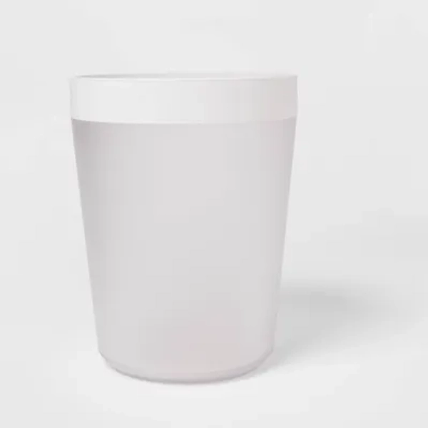 Wastebasket Frosted - Room Essentials™