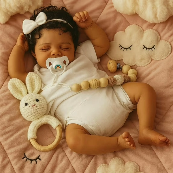 Reborn Baby Dolls Black- 18 Inch Realistic Newborn Dolls Newborn Baby Dolls African American Real Life Baby Gift