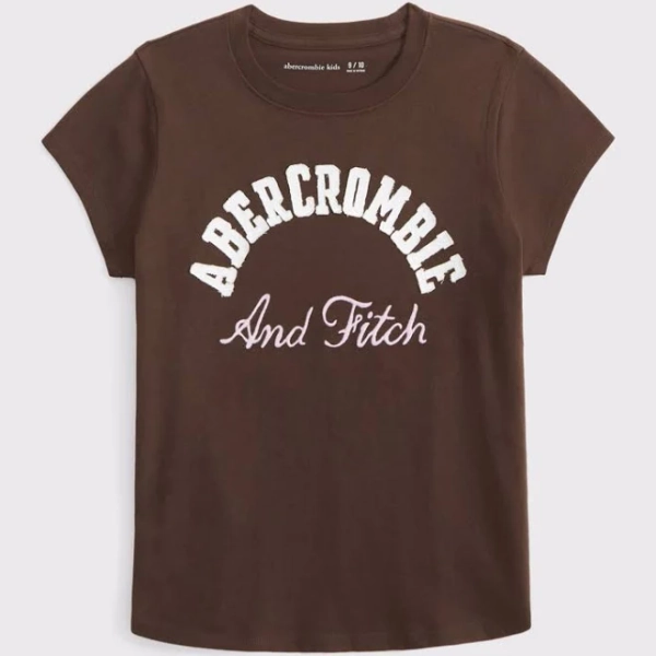 Abercrombie Kids Girls Slim Logo Tee