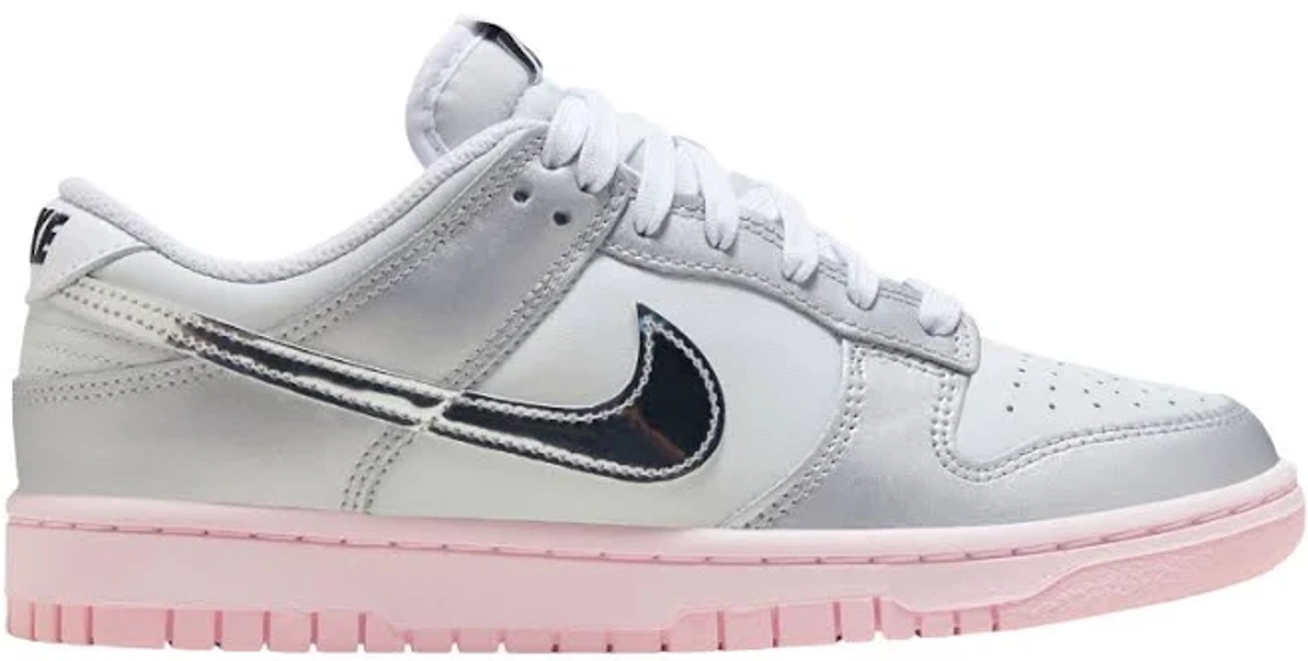 Nike Women's Dunk Low LX "Metallic Silver Pink