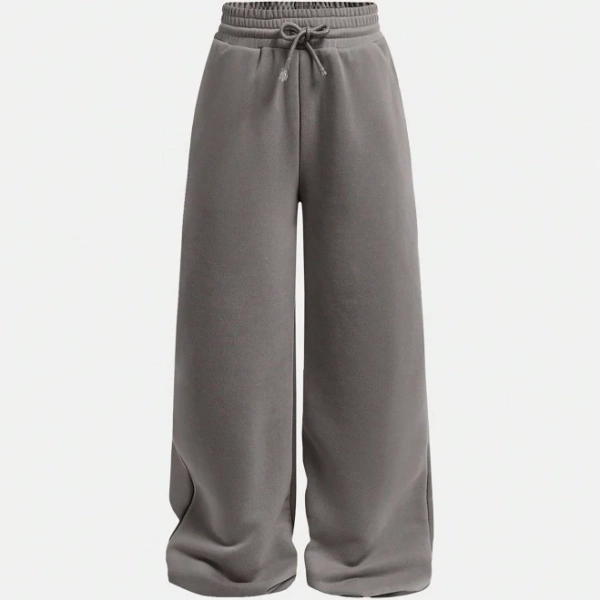 SHEIN Girls' Loose Fit Drawstring Straight Leg Sweatpants