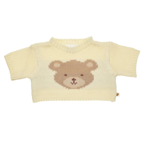 Build-A-Bear Teddy Bear Sweater in Cream