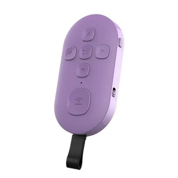 Fankhu Wireless Mobile Phone Remote Control Wearable 7 Keys Ring Remote Control Bluetooth-compatible 5.0 Type-C Rechargeable Lightweight for iOS/