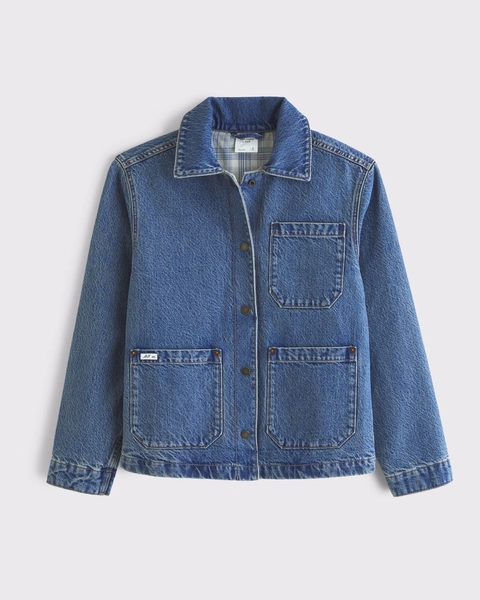 Reversible Denim Shirt Jacket