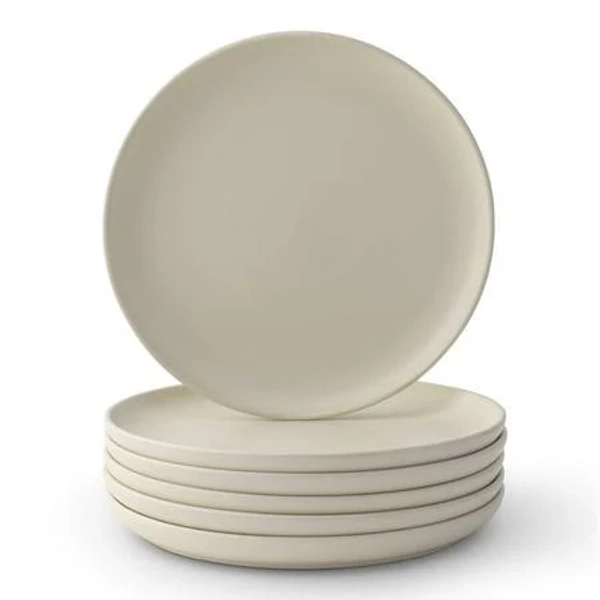 JoyJolt Mesa 6-Piece Stoneware Dinner Plates