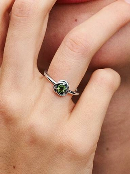 August Birthstone Eternity Circle Ring | Sterling silver | Pandora UK