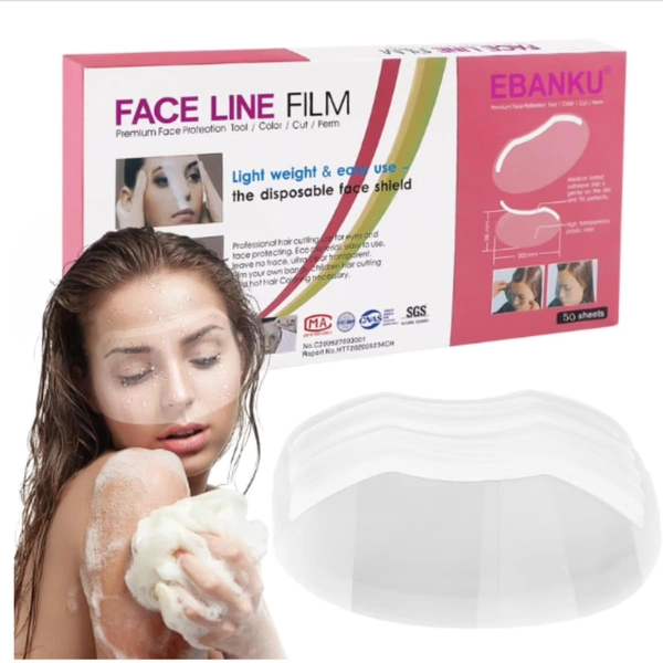 50 Protectores de Ojos para la Cara de Ducha, Viseras Transparentes, Protector de Ojos, Maquillaje, Protector de Cejas, Visera de Ducha para Extensiones de Pestañas, Cirugía de Ojos, Cirugía de Párpados, Cuidado Posterior de Pestañas para Suministros de Salón, Extensiones de Pestañas