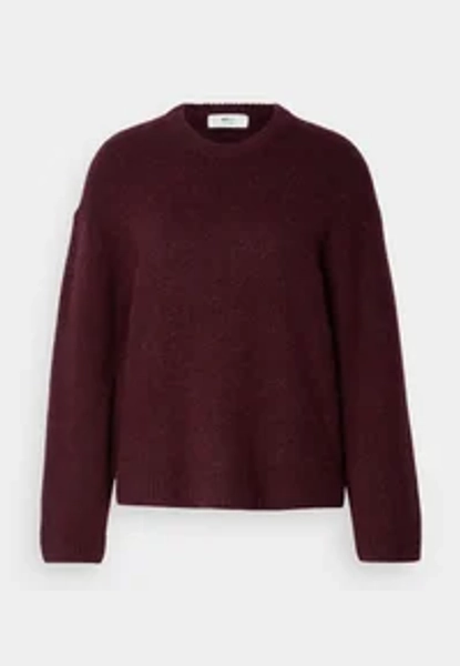 CREW NECK SWEATER - Strickpullover - tawny port