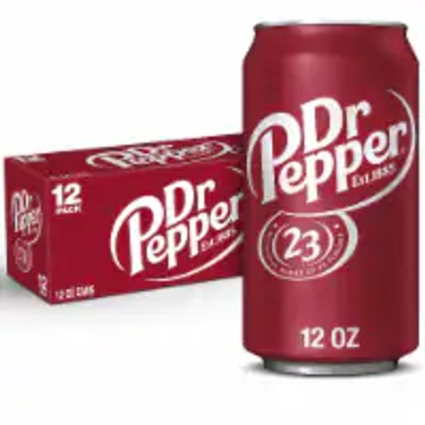 Dr Pepper Soda Cans, 12 pk / 12 fl oz