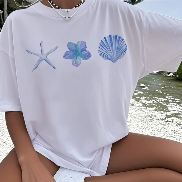 2025 Children's Clothing Girls' Loose Short-Sleeve T-Shirt for Middle and Older Kids