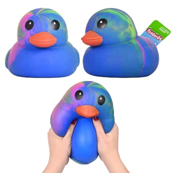 Sunny Days Jumbo Squeezy Ducks - Tie Dye Blue