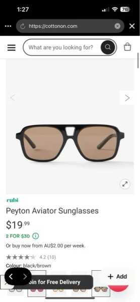 Peyton Aviator Sunglasses