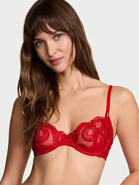 Dream Angels Wicked Tied-With-A-Bow Embroidery Balconette Bra
