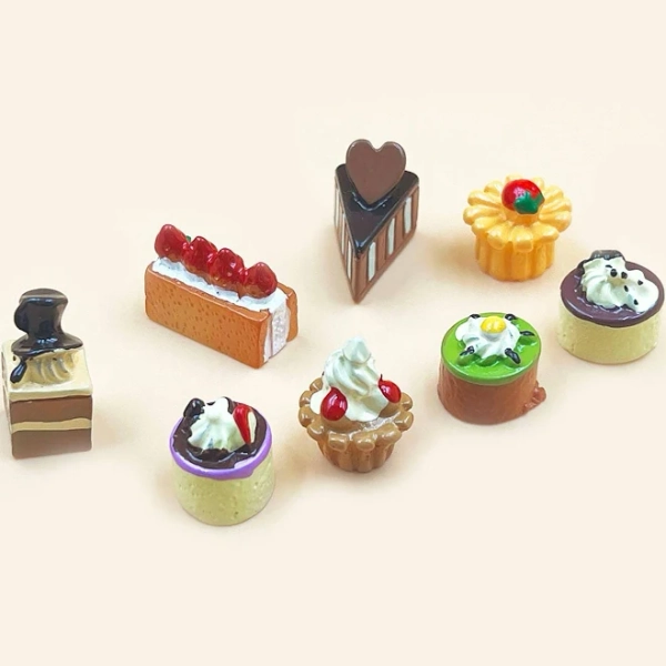 Miniature cake Mini food Tiny food Dollhouse miniatures home decoration Gift for her him Wall decor