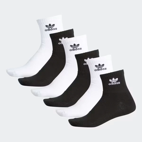 Trefoil Quarter Socks 3 Pairs