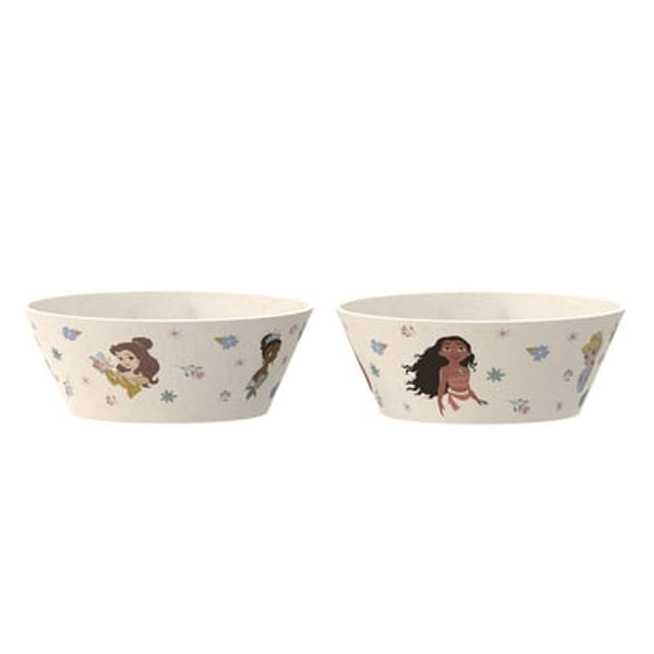 Zak Designs 2pk 6" Princess Melamine Bamboo Bowl Set