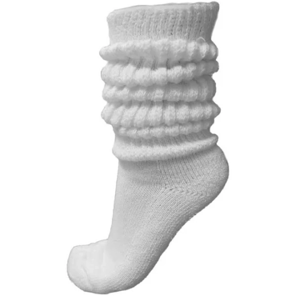 USA-Made Thick Slouch Socks (6 Pair Bulk Pack)