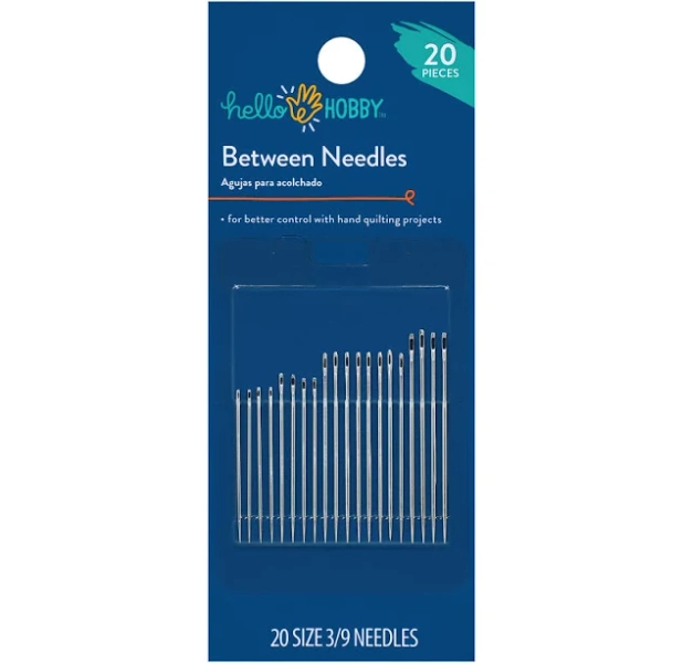 Hello Hobby Quilter's Betweens Steel Hand-Sewing Needles