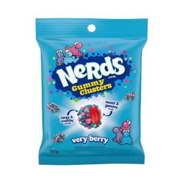 Nerds Confectionery Very Berry Gummy Clusters | 141g