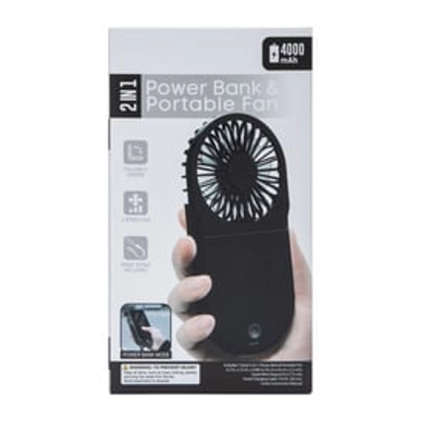 2-In-1 Power Bank & Portable Fan 4000MAh | Five Below