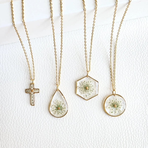 Mustard Seed Necklace | Christian Gifts | Bible Gifts | Mothers Day Gift | Christmas Gifts for Women | Birthday Gift for Her Resin Jewelry