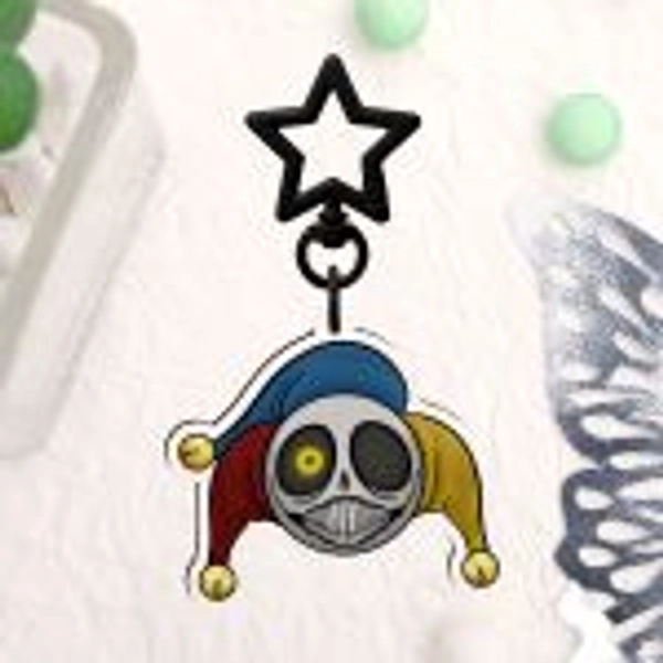 The Prototype Acrylic Keychain - Black Star by Wybonesbreak - ACGGOODS