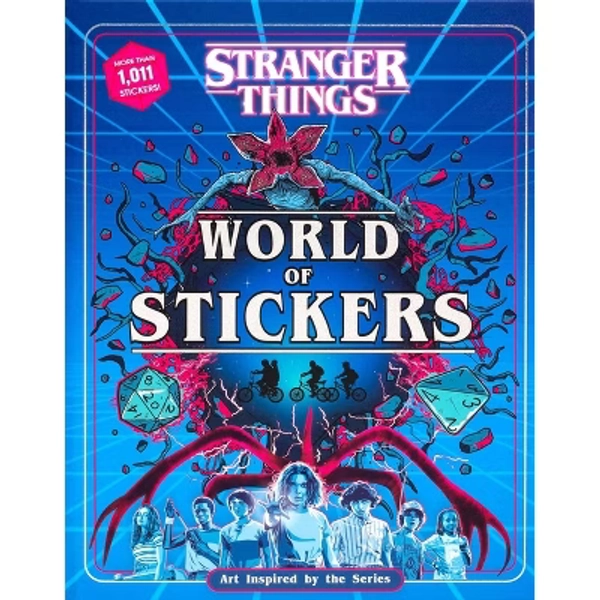 Stranger Things World of Stickers - (Collectible Art Stickers) by Editors of Thunder Bay Press (Hardcover)