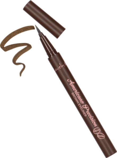 eyeliner w pisaku, Brązowy