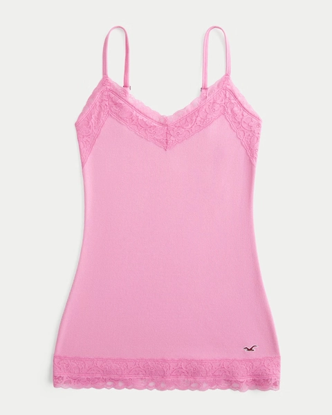 WhiteLace Trim Layering Cami