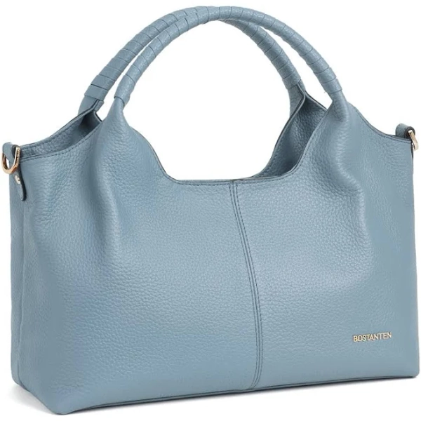 Genuine Pebbled Leather Shoulder Bags Purses and Handbags for Women Satchel Designer Cross Body Hobo Medium Size Tote