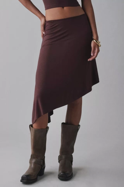 UO Sasha Open-Back Tank Top & Asymmetric Midi Skirt Knit Set