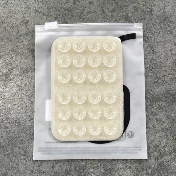 Octobuddy Diamonds - Silicone Suction Phone Case Adhesive Mount - Hands-Free Grip with 24 Suction Cups for Videos & Selfies - 2.6" x 3.9", Legacy